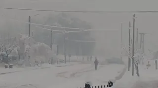 Alerta por nevadas y vientos de más de 100 km/h en Chubut: a qué ciudades afectará 