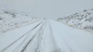 Se pronostican fuertes nevadas en varias localidades de Chubut