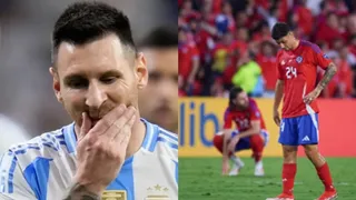 Se quedaron con las ganas: la insólita "cargada" de Chile a Messi por errar su penal ante Ecuador